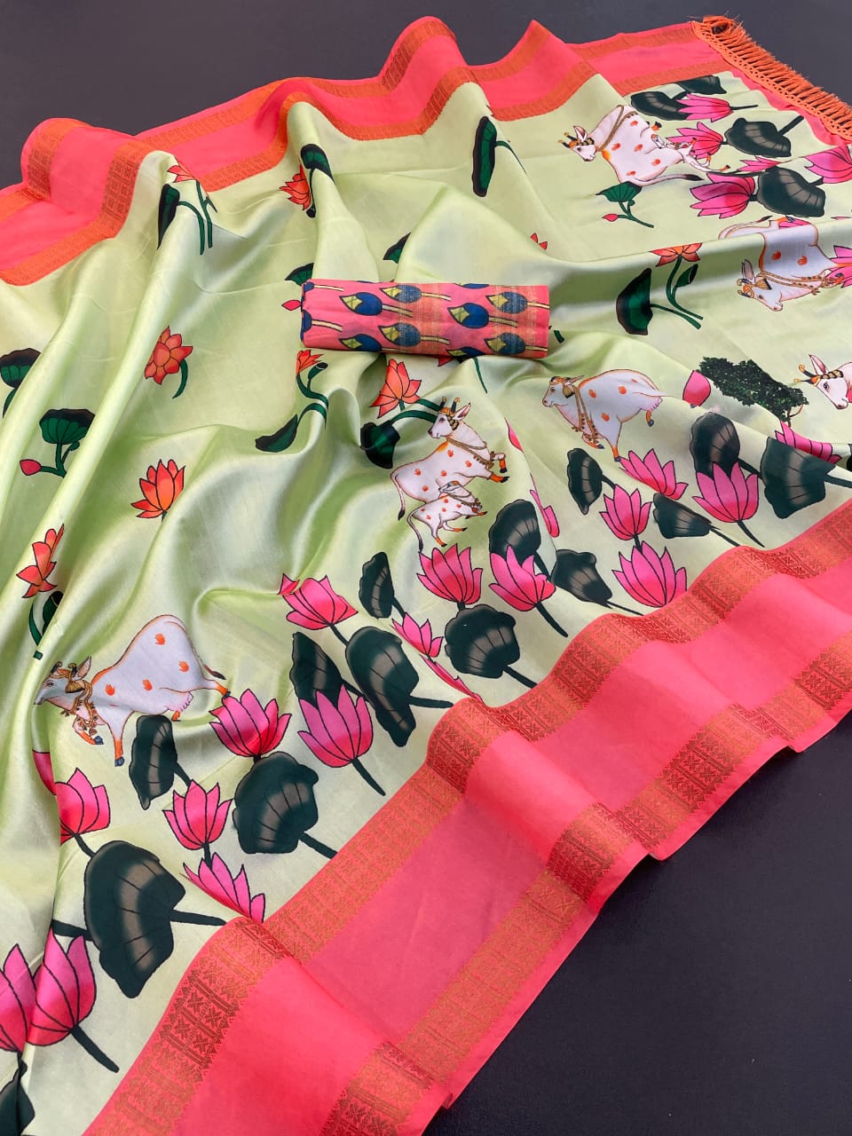 New arrivals in pichwai print sarees
