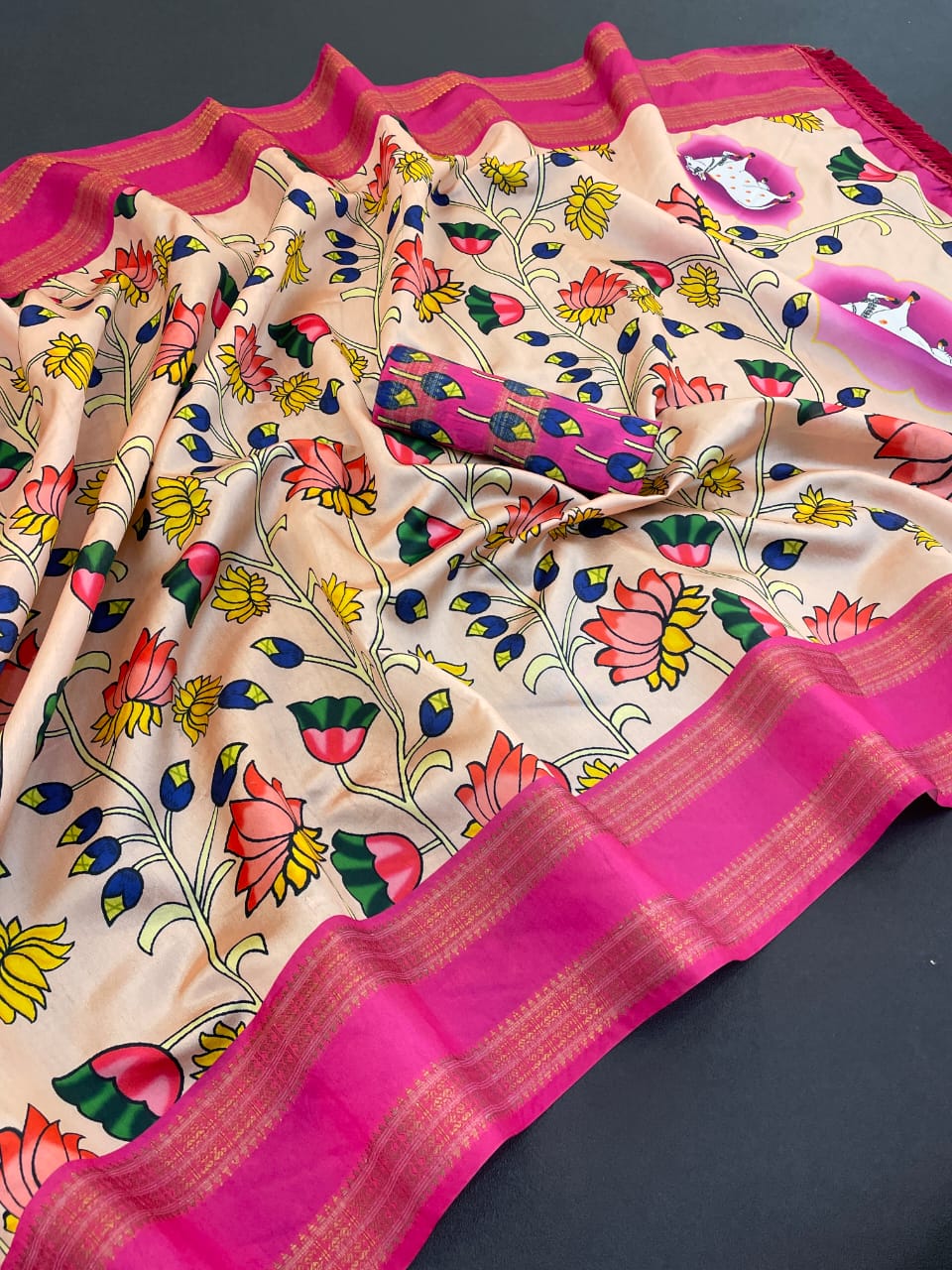New arrivals in pichwai print sarees