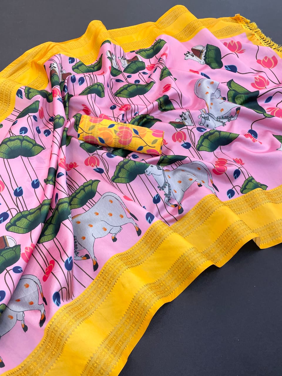 New arrivals in pichwai print sarees