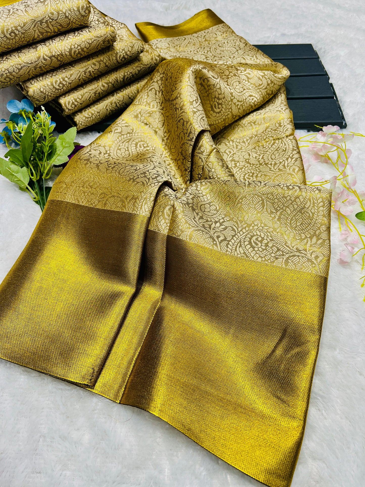 BRIDAL TISSUE KANIJIVARAM SILK sarees