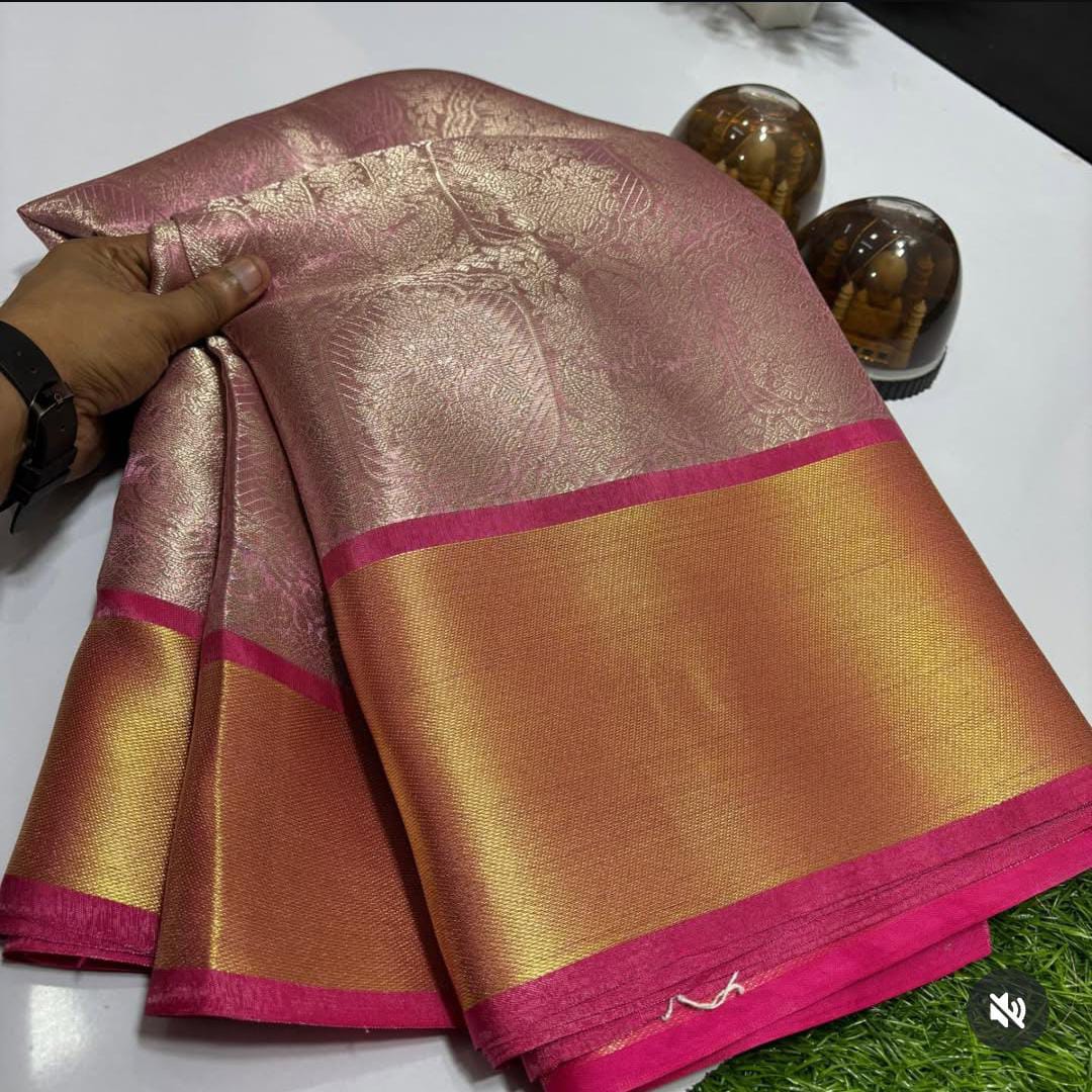 BRIDAL TISSUE KANIJIVARAM SILK sarees