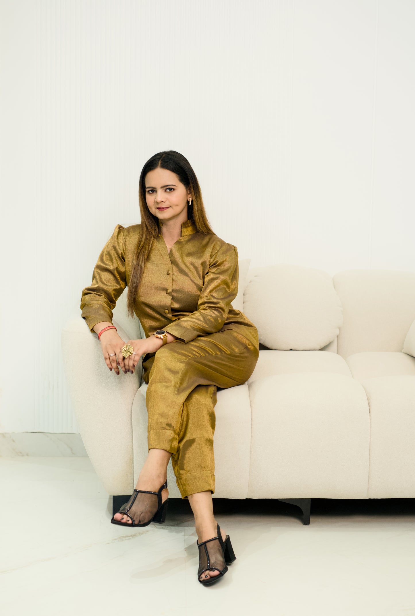 Power dressing, but make it golden