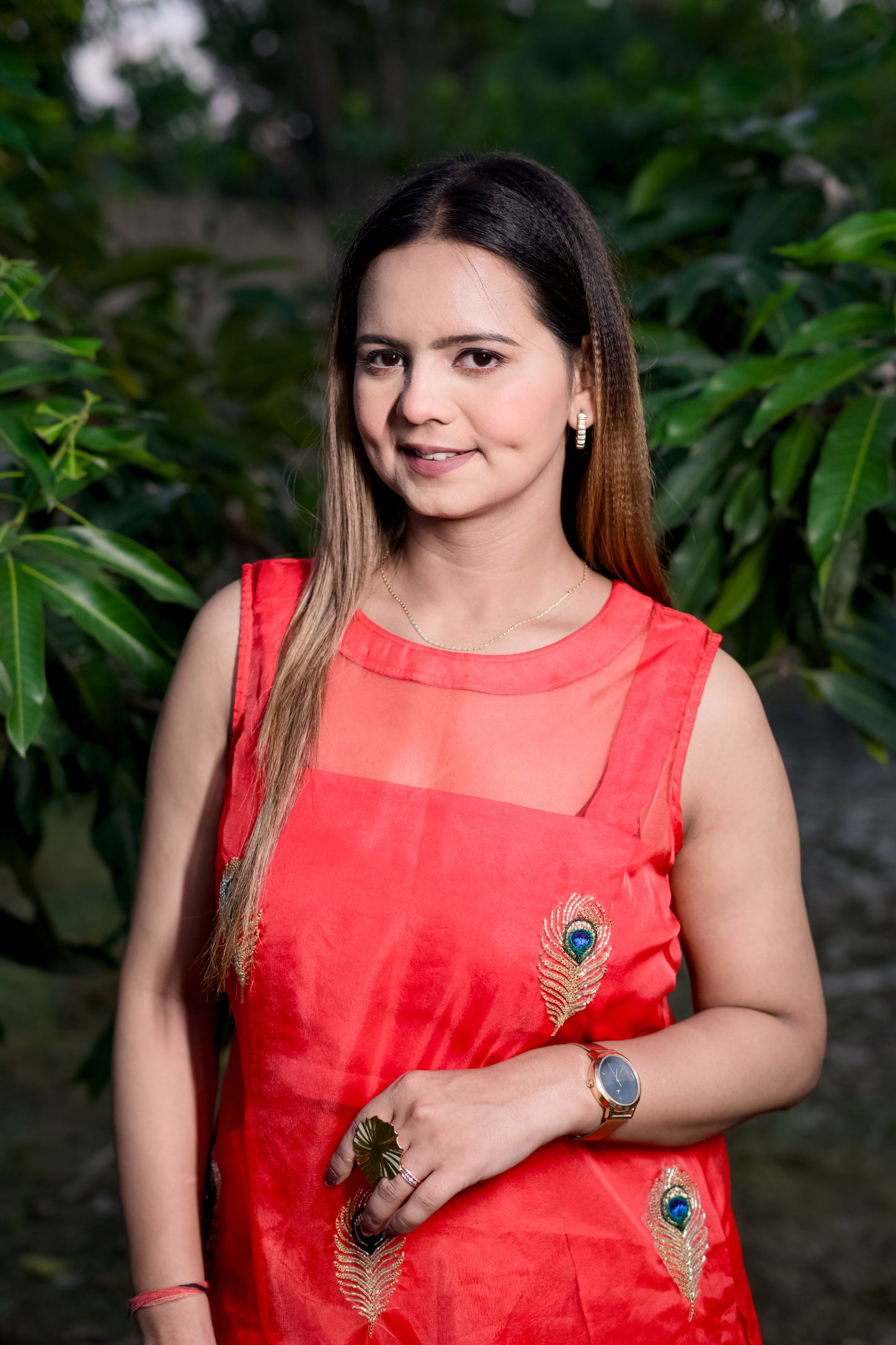 ❤️ Red Peacock Elegance ❤️