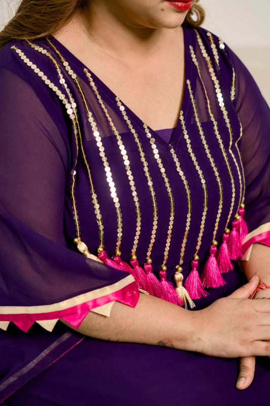 Comfy & Chic Purple Katan Set