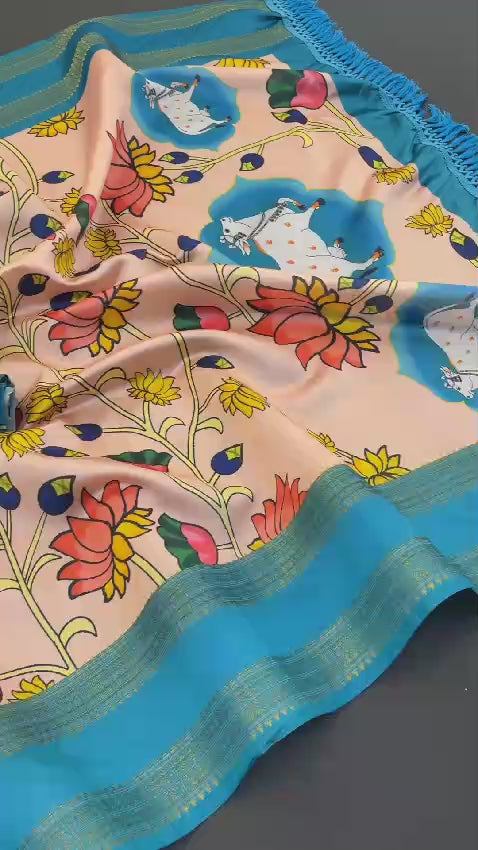 New arrivals in pichwai print sarees
